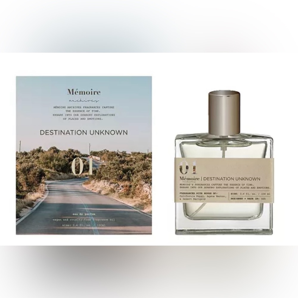 Memoire Archives Destination Unknown Eau De Parfum,3.4 oz NEW